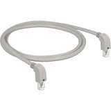 DeLOCK Patchkabel S/FTP, RJ-45 met Cat.6a Grijs, 1 meter