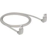 DeLOCK Patchkabel S/FTP, RJ-45 met Cat.6a Grijs, 1 meter