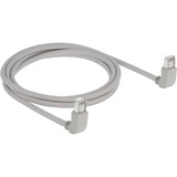 DeLOCK Patchkabel S/FTP, RJ-45 met Cat.6a Grijs, 2 meter