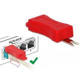 DeLOCK Tool voor RJ45 Secure Clip gereedschapsset Rood, 4 stuks