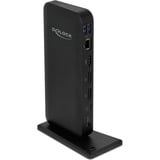 DeLOCK USB Type-C dockingstation Zwart