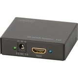 Digitus 1 naar 2 4K HDMI Splitter Zwart