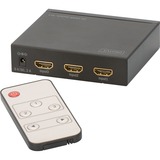 Digitus 3 in naar 1 out 4K HDMI Switch Zwart