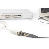 Digitus 9-pin serieel naar USB-A 2.0 adapter Zwart
