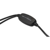 Digitus USB 2.0 > 2x RS232 kabel Zwart, 1,5 meter