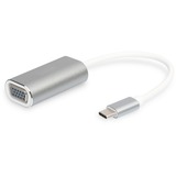 Digitus USB-C VGA Graphics adapter Wit/zilver, 0,2 meter