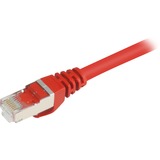 Sharkoon Cat.6 netwerkkabel Rood, 0,5 meter, SFTP, RJ-45