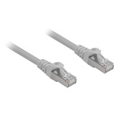Sharkoon Cat.6a netwerkkabel Grijs, 1 meter, SFTP, RJ-45, Halogeenvrij