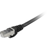 Sharkoon Cat.7a netwerkkabel Zwart, 0,5 meter, SFTP, RJ-45