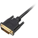 Sharkoon HDMI naar DVI-D (24+1) kabel Zwart, 1 meter