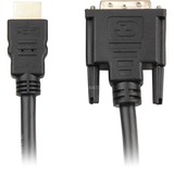 Sharkoon HDMI naar DVI-D adapterkabel Zwart, 3 meter, Dual-Link