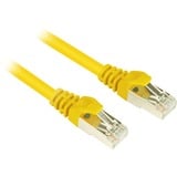 Sharkoon Patchkabel SFTP, RJ-45 met Cat.6 Geel, 0,25 meter