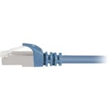 Sharkoon Patchkabel SFTP, RJ-45 met Cat.6 Blauw, 0,25 meter