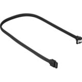 Sharkoon Sata III 90° sleeve kabel Zwart, 0,6 meter