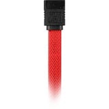 Sharkoon Sata III sleeve kabel Rood, 0,3 meter