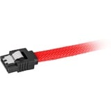 Sharkoon Sata III sleeve kabel Rood, 0,45 meter