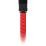 Sharkoon Sata III sleeve kabel Rood, 0,45 meter