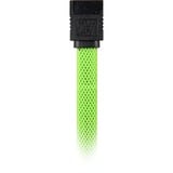 Sharkoon Sata III sleeve kabel Groen, 0,45 meter