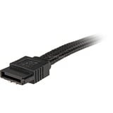 Sharkoon Sata III sleeve kabel Zwart, 1 meter