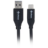 Sharkoon USB-A 3.2 Gen 2 naar USB-C kabel Zwart, 0,5 meter	