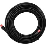 goobay Cat.6 netwerkkabel Zwart, 75 meter, U/UTP, Outdoor