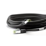 goobay Cat.8.1 netwerkkabel Zwart, 2 meter, S/FTP (PiMF), RJ-45