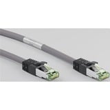 goobay Cat.8.1 netwerkkabel Grijs, 0,25 meter, S/FTP (PiMF), RJ-45