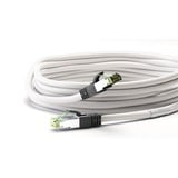 goobay Cat.8.1 netwerkkabel Wit, 0,25 meter, S/FTP (PiMF), RJ-45