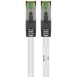 goobay Cat.8.1 netwerkkabel Wit, 2 meter, S/FTP (PiMF), RJ-45