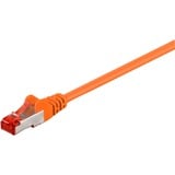 goobay Patchkabel RJ-45 S/FTP met Cat.6 Oranje, 50 meter