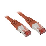 goobay Patchkabel RJ-45 S/STP met Cat.6 Rood, 3 meter