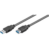 goobay USB 3.0 verlengkabel Zwart, 1,8 meter 