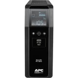 APC Back-UPS PRO BR1200SI - Noodstroomvoeding Zwart, 8x C13 uitgang, 2x USB lader (type A & C), 1200VA, USB dataport