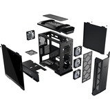 ASUS TUF Gaming GT501 midi tower behuizing Zwart | 2x USB-A | RGB | Tempered Glass