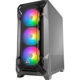 Antec DF600 Flux midi tower behuizing Zwart | 2x USB-A | RGB | Tempered Glass