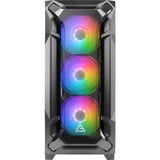 Antec DF600 Flux midi tower behuizing Zwart | 2x USB-A | RGB | Tempered Glass