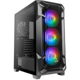 Antec DF600 Flux midi tower behuizing Zwart | 2x USB-A | RGB | Tempered Glass