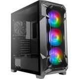 Antec DF600 Flux midi tower behuizing Zwart | 2x USB-A | RGB | Tempered Glass