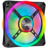 Corsair iCUE QL120 RGB case fan Zwart, 4-pins PWM fan-connector