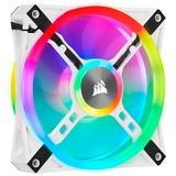 Corsair iCUE QL120 RGB case fan Wit, 3 stuks, 4-pins PWM fan-connector