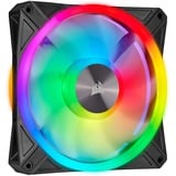 Corsair iCUE QL140 RGB case fan Zwart, 4-pins PWM fan-connector