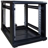DSI 12U mini serverkast met geperforeerde deur - DS6812PP server rack Zwart, 600 x 800 x 635 mm