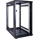 DSI 22U serverkast met geperforeerde deur - DS6022PP server rack Zwart, 600 x 1000 x 1200mm