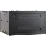 DSI 6U wandkast met glazen deur - DS6606 server rack Zwart, 600 x 600 x 368mm