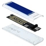 DeLOCK Externe behuizing voor M.2 NVMe PCIe SSD Transparant