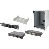 Digitus 25,4 cm (10") Set 2 9H server rack Grijs