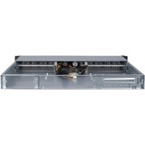 Inter-Tech 1U-10248 rack behuizing Zwart | 2x USB-A