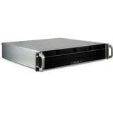 Inter-Tech 2U 2404S rack behuizing Zwart | 2x USB-A