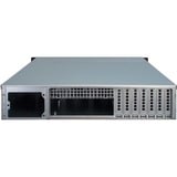 Inter-Tech 2U 2406 rack behuizing Zwart | 2x USB-A