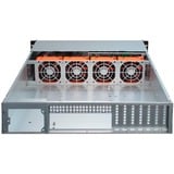 Inter-Tech 2U 2406 rack behuizing Zwart | 2x USB-A